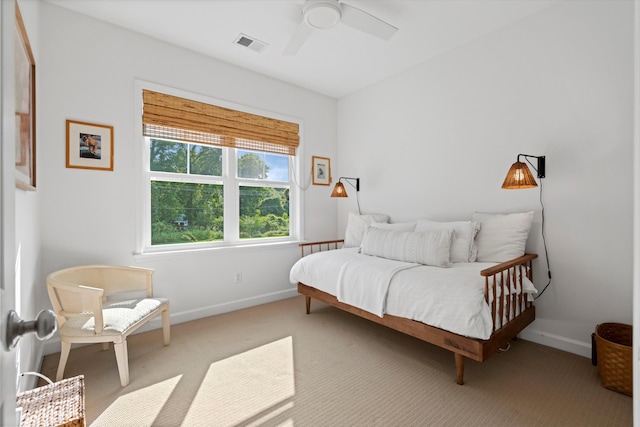 3000 Treadwell St, Mount Pleasant, SC 29466 - bedroom with light carpet, baseboards, and ceiling fan