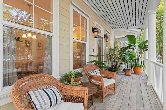 3000 Treadwell St, Mount Pleasant, SC 29466 - view of wooden porch