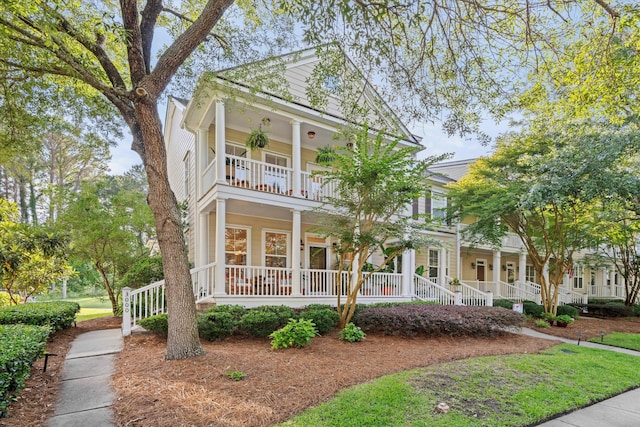 3000 Treadwell St, Mount Pleasant, SC 29466 - view of front facade with covered porch and a balcony