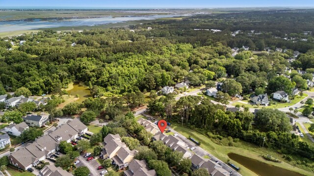 3000 Treadwell St, Mount Pleasant, SC 29466 - aerial view of property's location with a forest and nearby suburban area