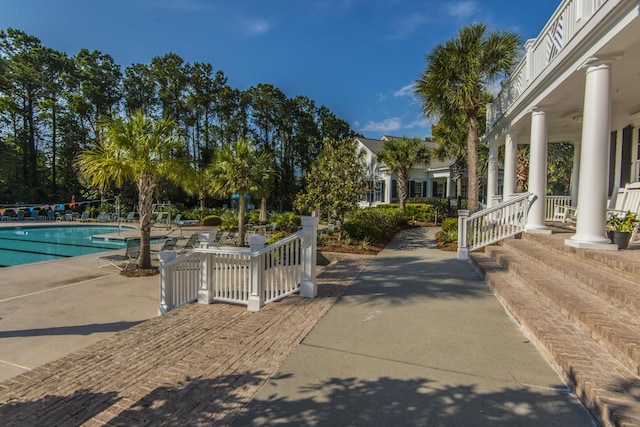 3000 Treadwell St, Mount Pleasant, SC 29466 - exterior space with a pool and a patio