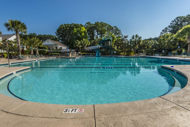 3000 Treadwell St, Mount Pleasant, SC 29466 - community pool featuring a water slide