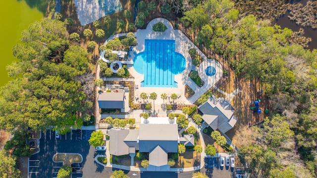 3000 Treadwell St, Mount Pleasant, SC 29466 - aerial view of a pool