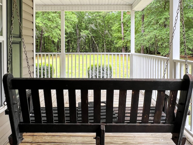 1514 Reevesville Rd, Bowman, SC 29018 - view of wooden deck