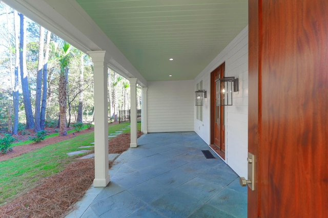 view of patio