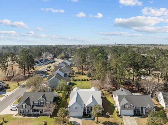 drone / aerial view featuring a residential view