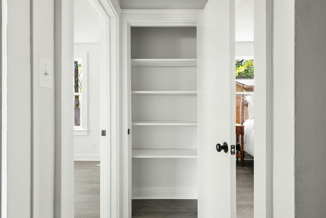 view of closet