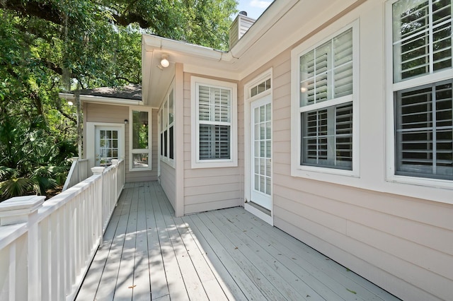 view of deck