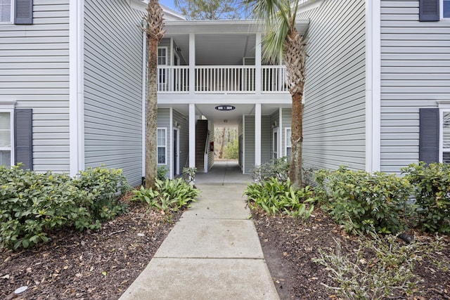 view of entrance to property