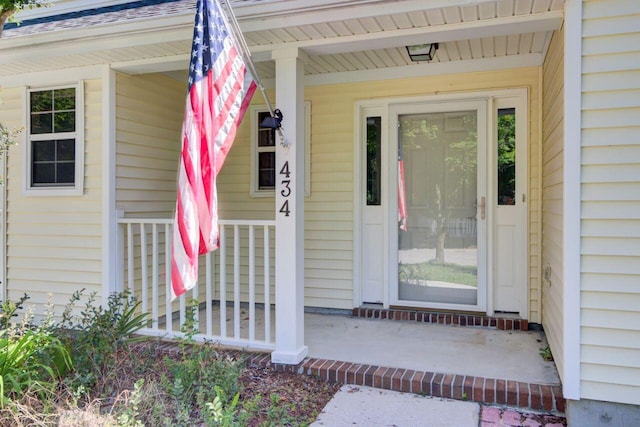 434 Antebellum Ln, Mount Pleasant, SC 29464 - view of exterior entry with covered porch