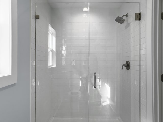 room details featuring walk in shower