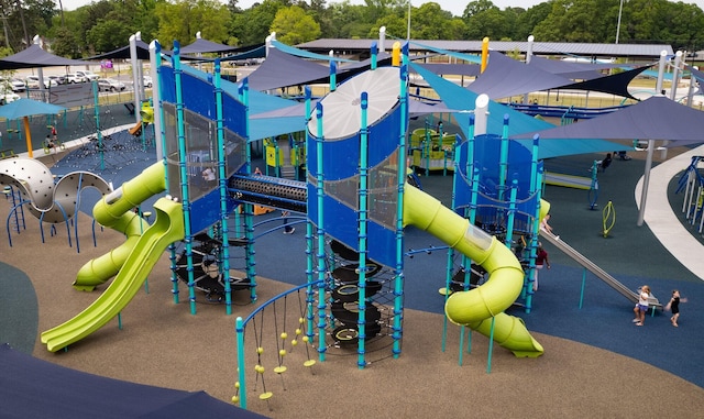5043 Victoria Ave, North Charleston, SC 29405 - community jungle gym with view of scattered trees