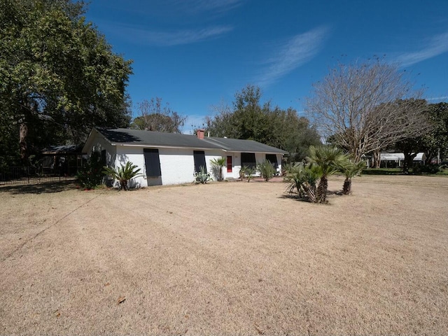 view of ranch-style home