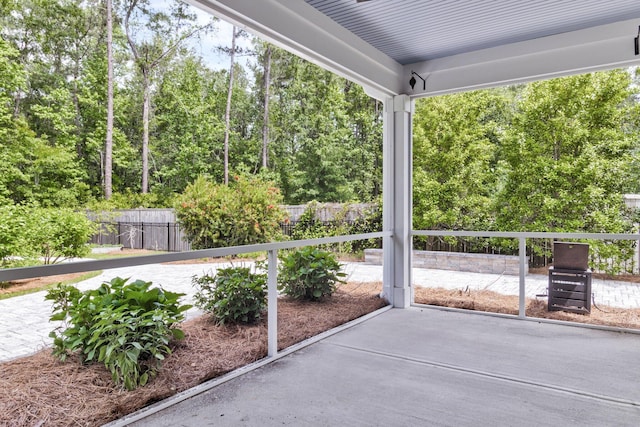 512 Pontoon Rd, Huger, SC 29450 - view of unfurnished sunroom