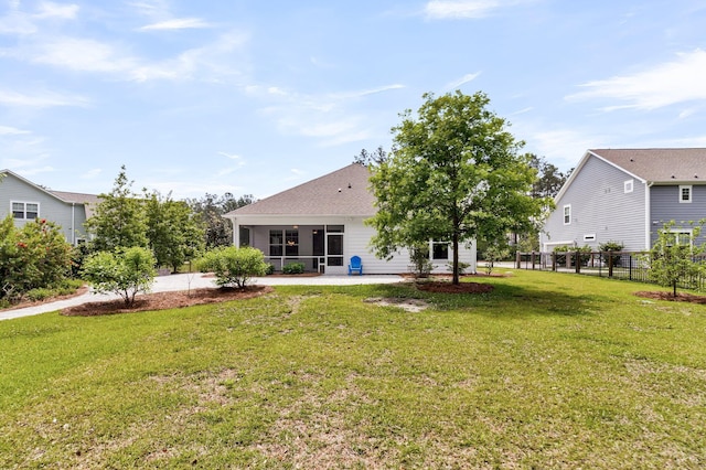 512 Pontoon Rd, Huger, SC 29450 - back of house featuring a sunroom and a patio