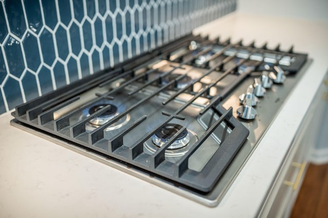 224 Wappoo Trace Ln, Summerville, SC 29486 - kitchen view of stainless steel gas stovetop