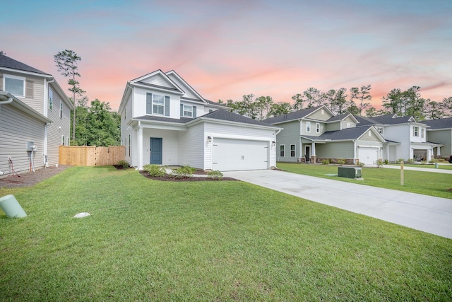 224 Wappoo Trace Ln, Summerville, SC 29486 - traditional home with concrete driveway and an attached garage