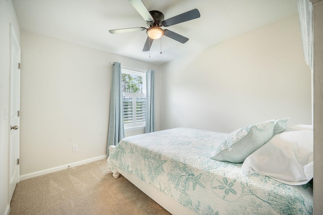 224 Wappoo Trace Ln, Summerville, SC 29486 - carpeted bedroom with baseboards and a ceiling fan