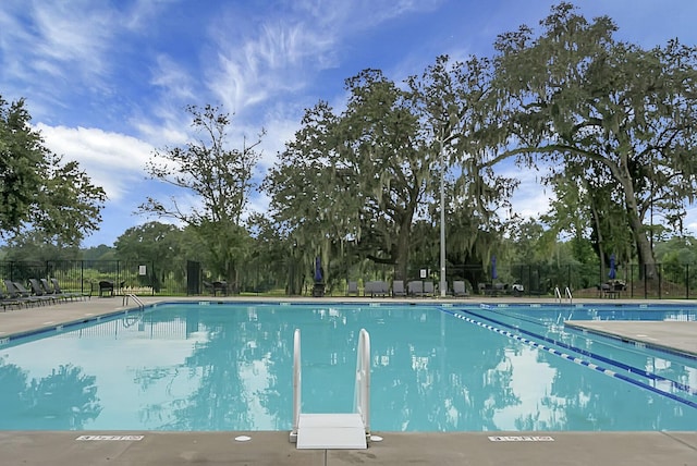 view of pool