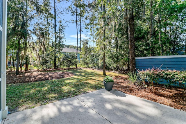 235 Club Gate, Bluffton, SC 29910 - view of yard featuring fence and a patio area