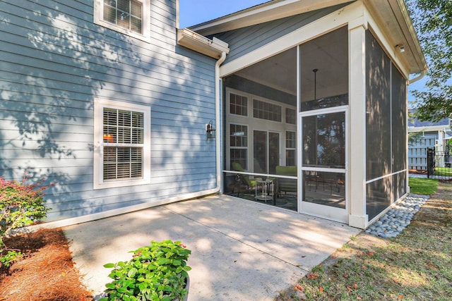 235 Club Gate, Bluffton, SC 29910 - view of patio / terrace with a sunroom