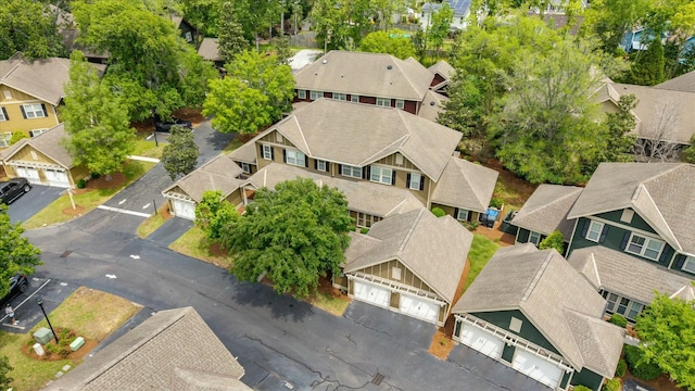 drone / aerial view featuring a residential view
