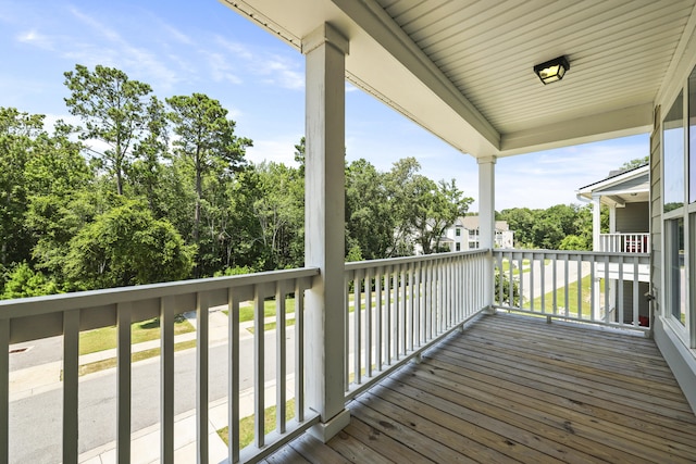 3705 Sandy Gate Ln, Mount Pleasant, SC 29466 - wooden deck with view of scattered trees