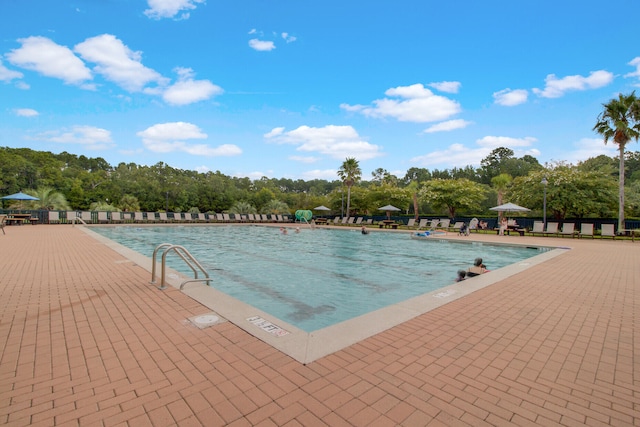 view of pool