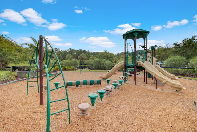 view of play area