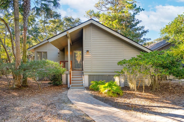 view of front of property