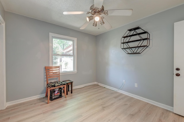 2506 Birkenhead Dr, Charleston, SC 29414 - unfurnished room with baseboards, a ceiling fan, and wood finished floors