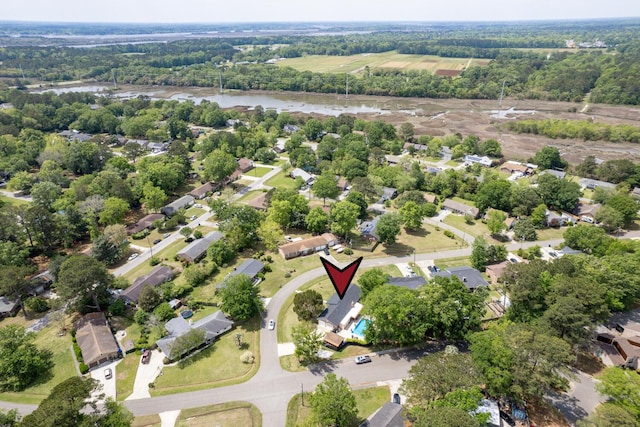 2506 Birkenhead Dr, Charleston, SC 29414 - drone / aerial view with a residential view and a water view