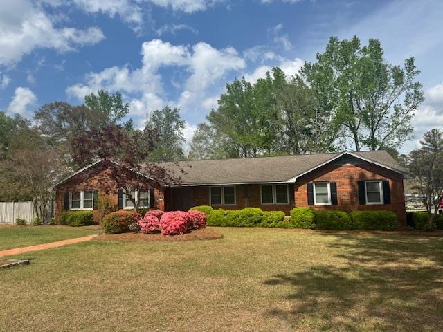 1153 Cherokee Dr, Manning, SC 29102 - view of ranch-style home