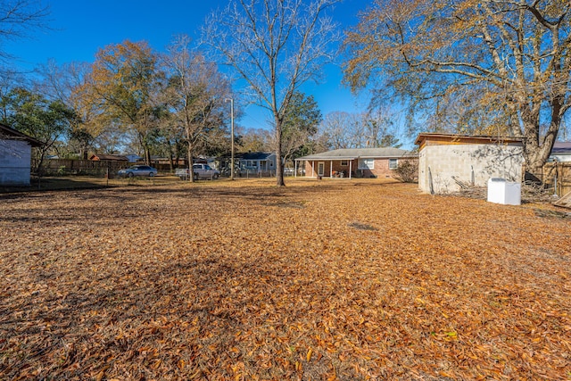 view of yard