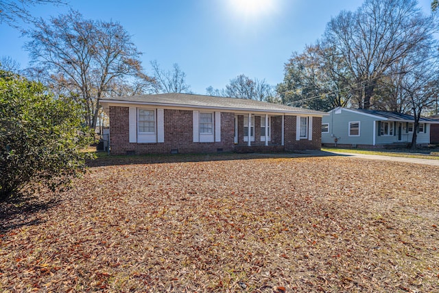 view of ranch-style home