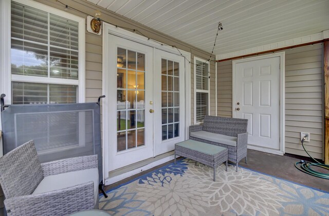 1005 Washitonia Way Unit B, Charleston, SC 29492 - sunroom / solarium featuring french doors