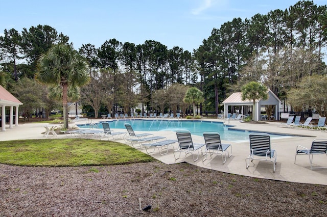 1005 Washitonia Way Unit B, Charleston, SC 29492 - community pool featuring a gazebo and a patio area