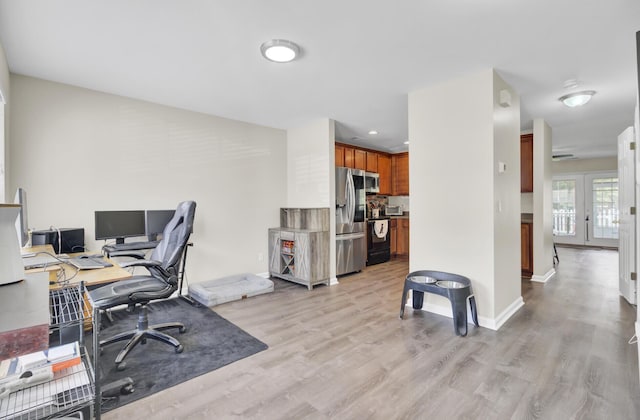 1005 Washitonia Way Unit B, Charleston, SC 29492 - office featuring light wood-style floors, baseboards, and recessed lighting