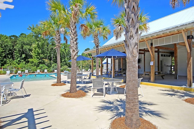 exterior space featuring a patio area