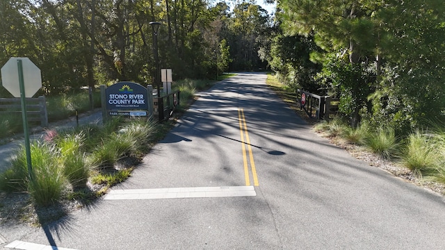 view of road