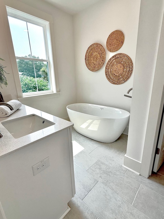 30 Nats Ct, Charleston, SC 29403 - bathroom with vanity and a freestanding tub