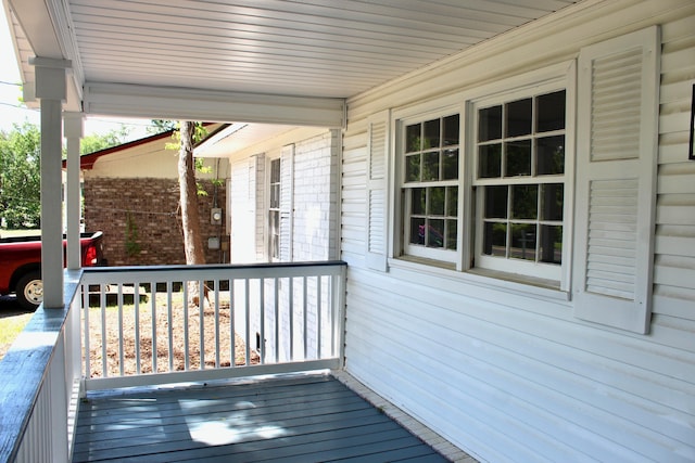 view of deck