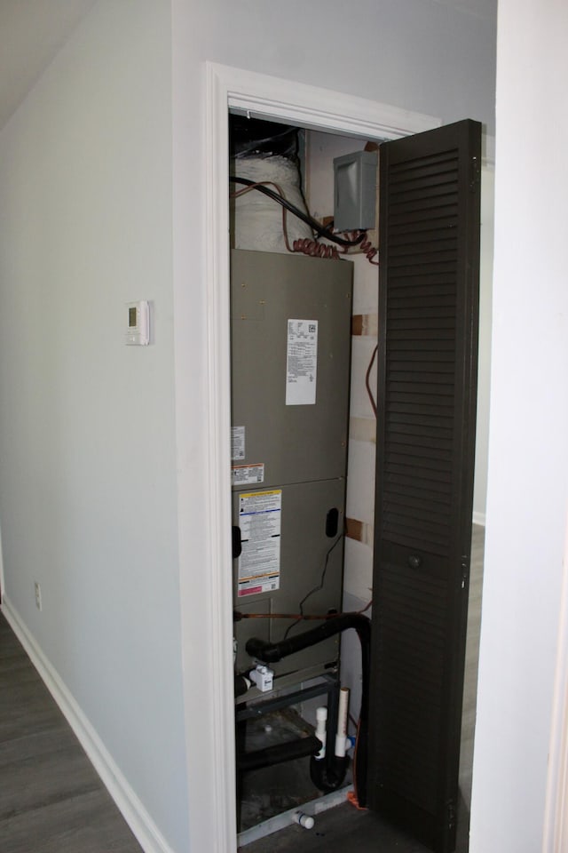 view of utility room