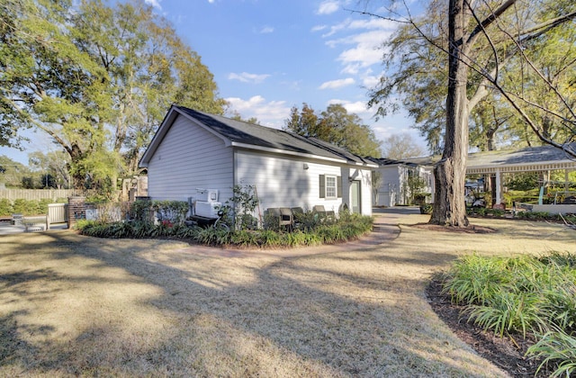 view of side of property