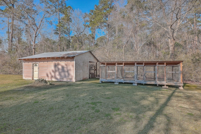 view of outbuilding with an outdoor structure