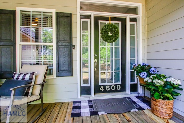 4800 Bay Branch Church Rd, Claxton, GA 30417 - doorway to property featuring a porch
