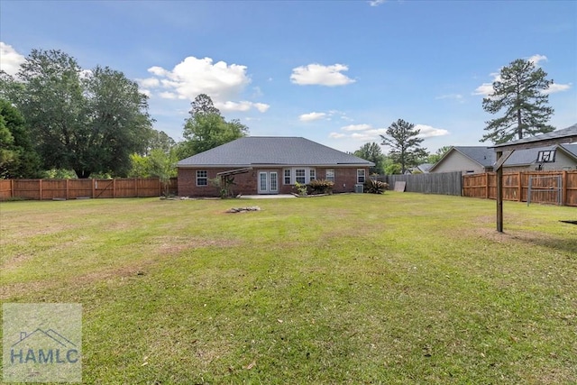 102 Penny Ln, Guyton, GA 31312 - view of yard with french doors