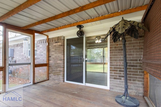 130 Melrose Pl, Rincon, GA 31326 - view of unfurnished sunroom