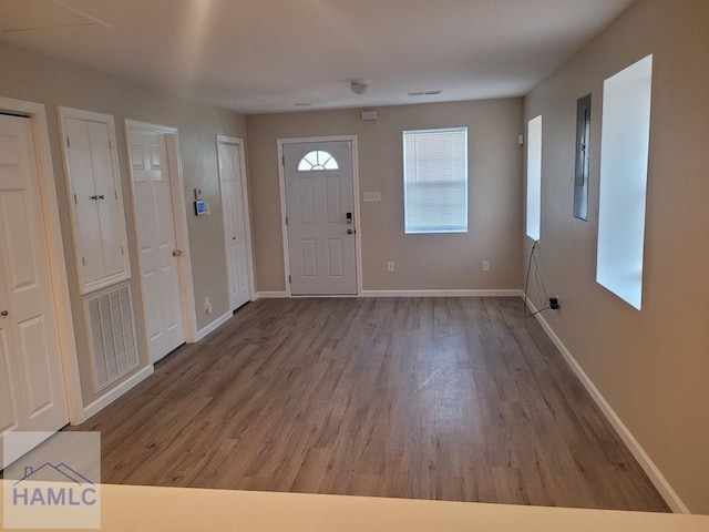 2922 7th St, Columbus, GA 31906 - foyer with wood finished floors and baseboards