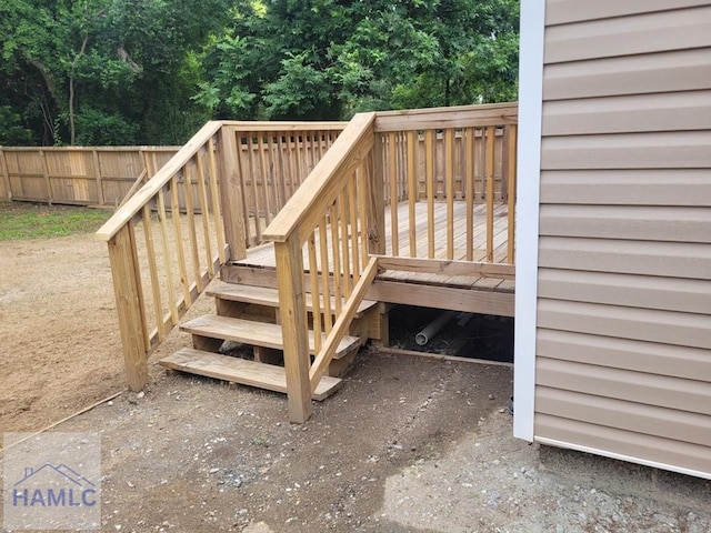 2922 7th St, Columbus, GA 31906 - deck featuring stairs